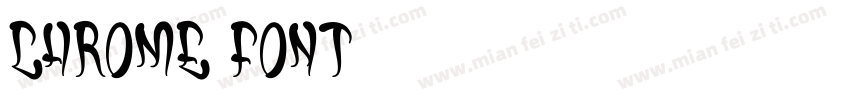 chrome font字体转换